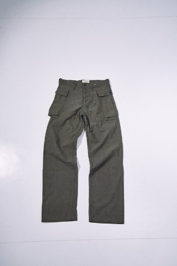 先行予約受付中！SJAP26-BOB ブラックオンブルーへリンボーンアーミーパンツ SJAP26BOB SAMURAIJEANS サムライジーンズデニムジーンズの画像