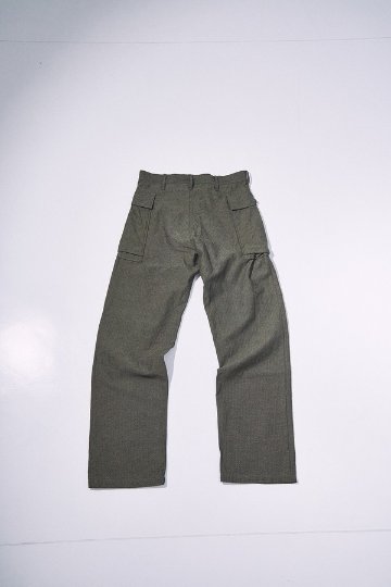 先行予約受付中！SJAP26-BOB ブラックオンブルーへリンボーンアーミーパンツ SJAP26BOB SAMURAIJEANS サムライジーンズデニムジーンズの画像