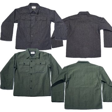 先行予約受付中！SJFJK26-BOB ブラックオンブルーへリンボーンフィールドジャケット SJFJK26BOB SAMURAIJEANS サムライジーンズジャケット アウターの画像
