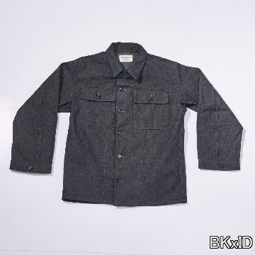 先行予約受付中！SJFJK26-BOB ブラックオンブルーへリンボーンフィールドジャケット SJFJK26BOB SAMURAIJEANS サムライジーンズジャケット アウターの画像