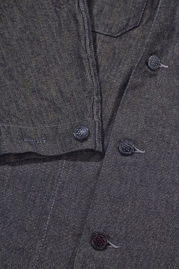 先行予約受付中！SJFJK26-BOB ブラックオンブルーへリンボーンフィールドジャケット SJFJK26BOB SAMURAIJEANS サムライジーンズジャケット アウターの画像