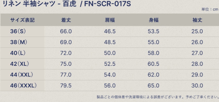 FN-SCR-017S リネン半袖シャツ百虎 桐箱入 FNSCR017S FLATHEAD フラットヘッド オープンカラーシャツ LINEN SHORT SLEEVE SHIRT HYAKU TORAの画像