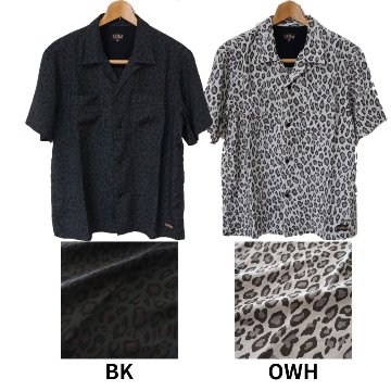 FN-SRO-009S レーヨン半袖シャツレオパード FNSRO009S FLATHEAD フラットヘッドレーヨンシャツ シャツ半袖 RAYON SHORT SLEEVE SHIRT LEOPARDの画像