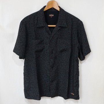 FN-SRO-009S レーヨン半袖シャツレオパード FNSRO009S FLATHEAD フラットヘッドレーヨンシャツ シャツ半袖 RAYON SHORT SLEEVE SHIRT LEOPARDの画像