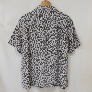 FN-SRO-009S レーヨン半袖シャツレオパード FNSRO009S FLATHEAD フラットヘッドレーヨンシャツ シャツ半袖 RAYON SHORT SLEEVE SHIRT LEOPARDの画像