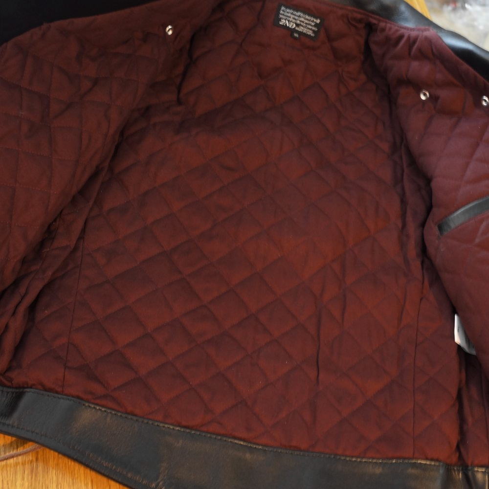 WRC-001(ワケアリ品)-BK-サイズ40-WRC-001のワケアリ品-WRC001(ワケアリ品)BUFFSNINE(バフズナイン)レザーウエア・バフズナイン革ジャンの画像