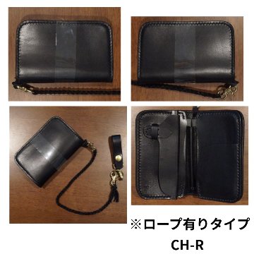 CH CH-R ミディアムウォレット 黒羽（CROW：クロウ) CHRの画像