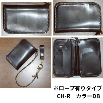 CH CH-R ミディアムウォレット 黒羽（CROW：クロウ) CHRの画像