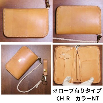 CH CH-R ミディアムウォレット 黒羽（CROW：クロウ) CHRの画像