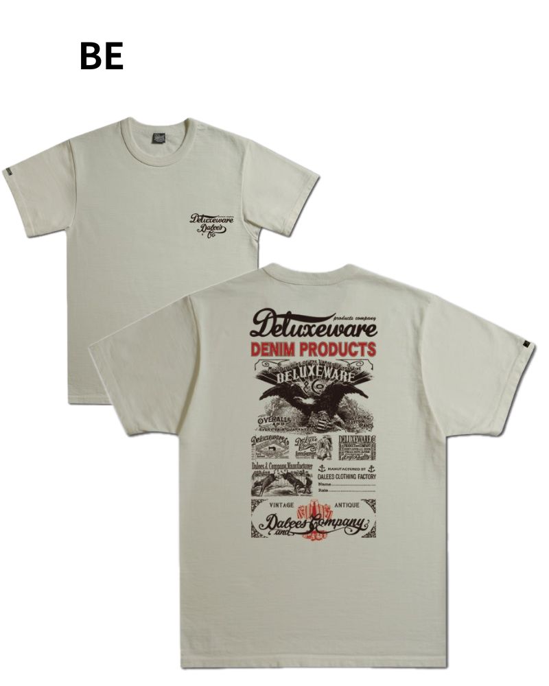 BRG-DD5 特製デニムコインケース付 ブランドロゴTシャツDD5 BRGDD5 DELUXEWARE デラックスウエアＴシャツ DALEE'S ダリーズTシャツの画像