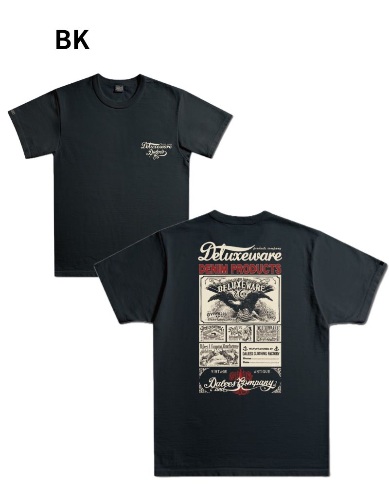 BRG-DD5 特製デニムコインケース付 ブランドロゴTシャツDD5 BRGDD5 DELUXEWARE デラックスウエアＴシャツ DALEE'S ダリーズTシャツの画像