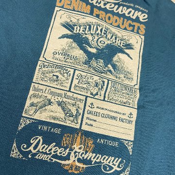 BRG-DD5 特製デニムコインケース付 ブランドロゴTシャツDD5 BRGDD5 DELUXEWARE デラックスウエアＴシャツ DALEE'S ダリーズTシャツの画像