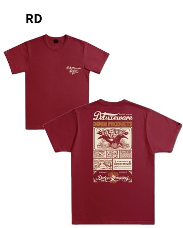 BRG-DD5 特製デニムコインケース付 ブランドロゴTシャツDD5 BRGDD5 DELUXEWARE デラックスウエアＴシャツ DALEE'S ダリーズTシャツの画像