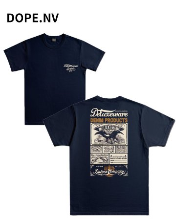 BRG-DD5 特製デニムコインケース付 ブランドロゴTシャツDD5 BRGDD5 DELUXEWARE デラックスウエアＴシャツ DALEE'S ダリーズTシャツの画像