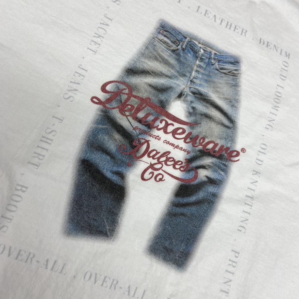 BRG-DD6 特製デニムコインケース付 ブランドロゴTシャツDD6 BRGDD6 DELUXEWARE デラックスウエアＴシャツ DALEE'S ダリーズTシャツの画像