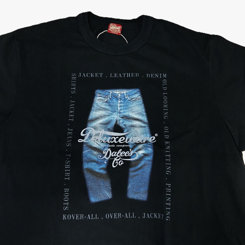BRG-DD6 特製デニムコインケース付 ブランドロゴTシャツDD6 BRGDD6 DELUXEWARE デラックスウエアＴシャツ DALEE'S ダリーズTシャツの画像