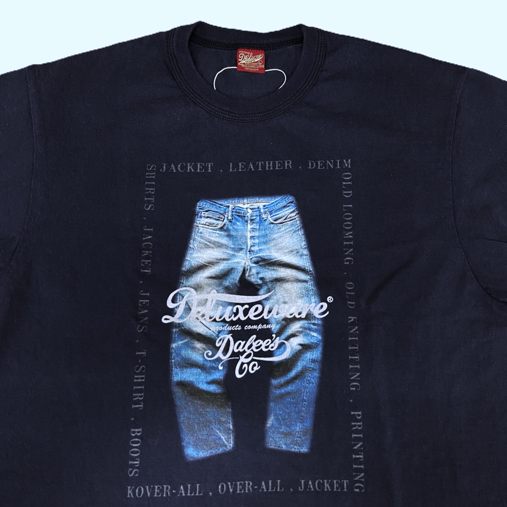 BRG-DD6 特製デニムコインケース付 ブランドロゴTシャツDD6 BRGDD6 DELUXEWARE デラックスウエアＴシャツ DALEE'S ダリーズTシャツの画像