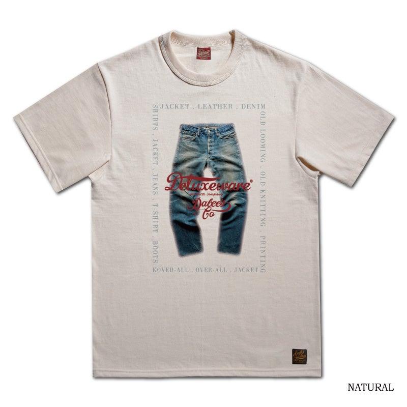 BRG-DD6 特製デニムコインケース付 ブランドロゴTシャツDD6 BRGDD6 DELUXEWARE デラックスウエアＴシャツ DALEE'S ダリーズTシャツの画像
