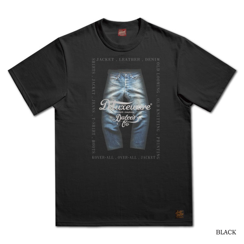 BRG-DD6 特製デニムコインケース付 ブランドロゴTシャツDD6 BRGDD6 DELUXEWARE デラックスウエアＴシャツ DALEE'S ダリーズTシャツの画像