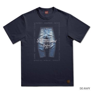 BRG-DD6 特製デニムコインケース付 ブランドロゴTシャツDD6 BRGDD6 DELUXEWARE デラックスウエアＴシャツ DALEE'S ダリーズTシャツの画像