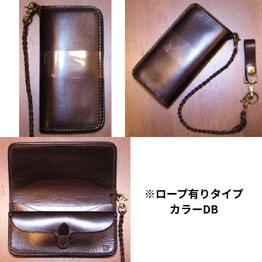 CBM185 CBM185-R CBM185マチ付きロングウォレット 黒羽（CROW：クロウ)ロングウォレット(長財布) CBM185Rの画像