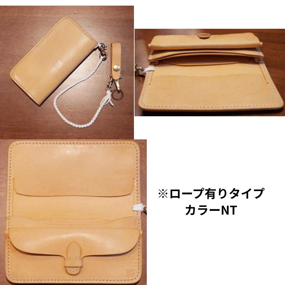CBM185 CBM185-R CBM185マチ付きロングウォレット 黒羽（CROW：クロウ)ロングウォレット(長財布) CBM185Rの画像