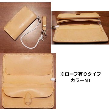 CBM185 CBM185-R CBM185マチ付きロングウォレット 黒羽（CROW：クロウ)ロングウォレット(長財布) CBM185Rの画像
