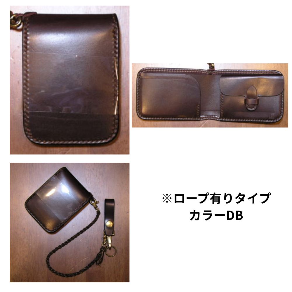 CS CS-R CSハーフウォレット 黒羽（CROW：クロウ)（ショートウォレット：二つ折り財布)の画像