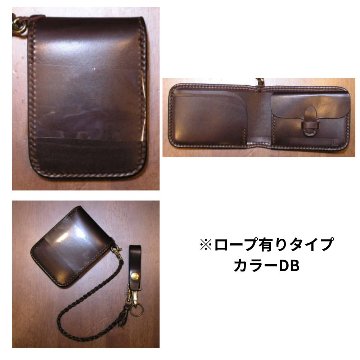 CS CS-R CSハーフウォレット 黒羽（CROW：クロウ)（ショートウォレット：二つ折り財布)の画像