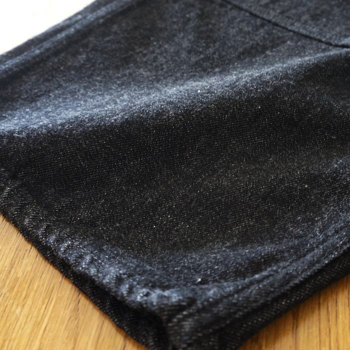 FN-S-DB001 12.5oz BLACK DENIM HALF PANTS FNSDB001 FLATHEAD フラットヘッドデニムジーンズ フラットヘッドジーンズ ハーフパンツ ショートパンツの画像