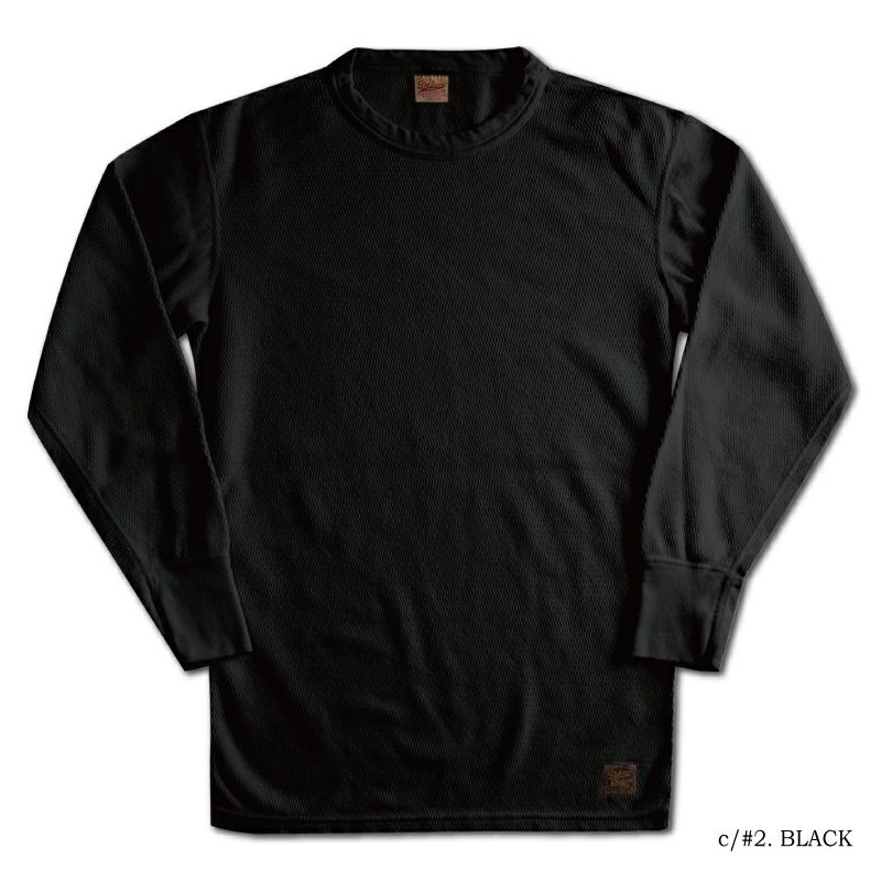 MILC-00-BK MIL-SPEC THERMAL PLAIN MILC00 DELUXEWARE デラックスウエアサーマルＴシャツ MILSPECTHERMALPLAIN 無地サーマルの画像