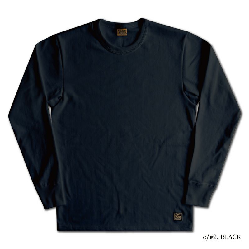SDTL-00 BK 無地長袖Tシャツ SDTL00 DELUXEWARE デラックスウエア長袖Tシャツ ロンTの画像