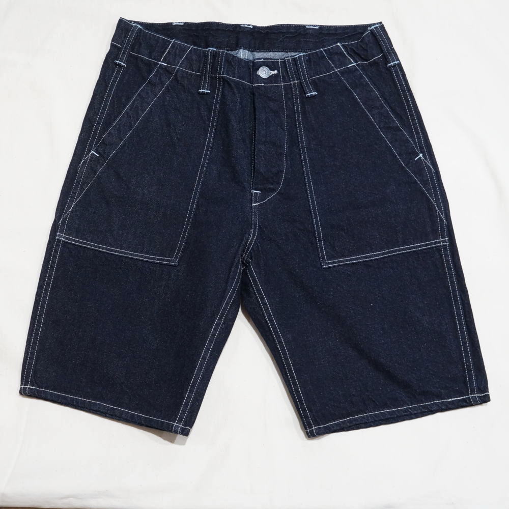 FN-S-DP003 12oz DENIM HALF PANTS FNSDP003 FLATHEAD フラットヘッドデニムジーンズ フラットヘッドジーンズ ハーフパンツ　ショートパンツの画像