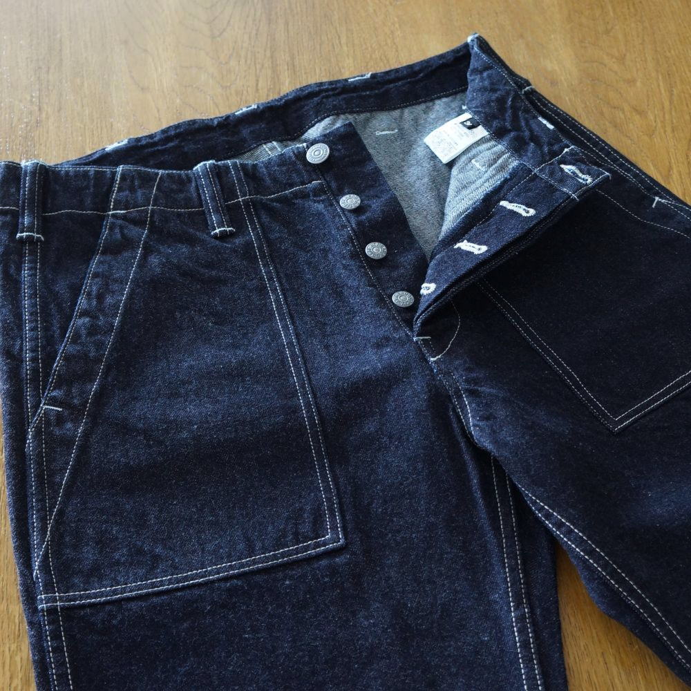 FN-S-DP003 12oz DENIM HALF PANTS FNSDP003 FLATHEAD フラットヘッドデニムジーンズ フラットヘッドジーンズ ハーフパンツ　ショートパンツの画像