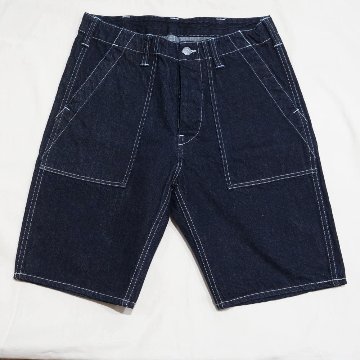 FN-S-DP003 12oz DENIM HALF PANTS FNSDP003 FLATHEAD フラットヘッドデニムジーンズ フラットヘッドジーンズ ハーフパンツ　ショートパンツの画像