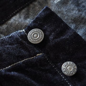 FN-S-DP003 12oz DENIM HALF PANTS FNSDP003 FLATHEAD フラットヘッドデニムジーンズ フラットヘッドジーンズ ハーフパンツ　ショートパンツの画像