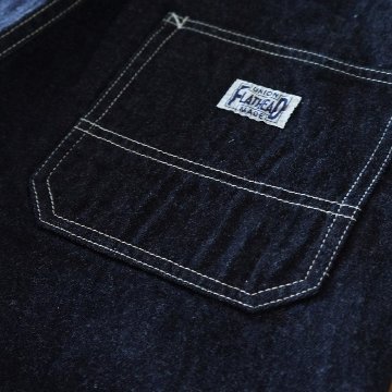 FN-S-DP003 12oz DENIM HALF PANTS FNSDP003 FLATHEAD フラットヘッドデニムジーンズ フラットヘッドジーンズ ハーフパンツ　ショートパンツの画像