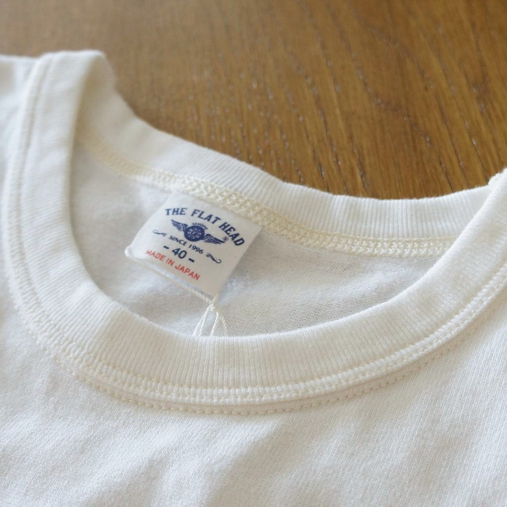 FN-TMC-105 LOOPWHEEL T-SHIRT-30 TEAR LEGACY FNTMC105 FLATHEAD フラットヘッドTシャツ 吊り生地 双糸 Tシャツの画像
