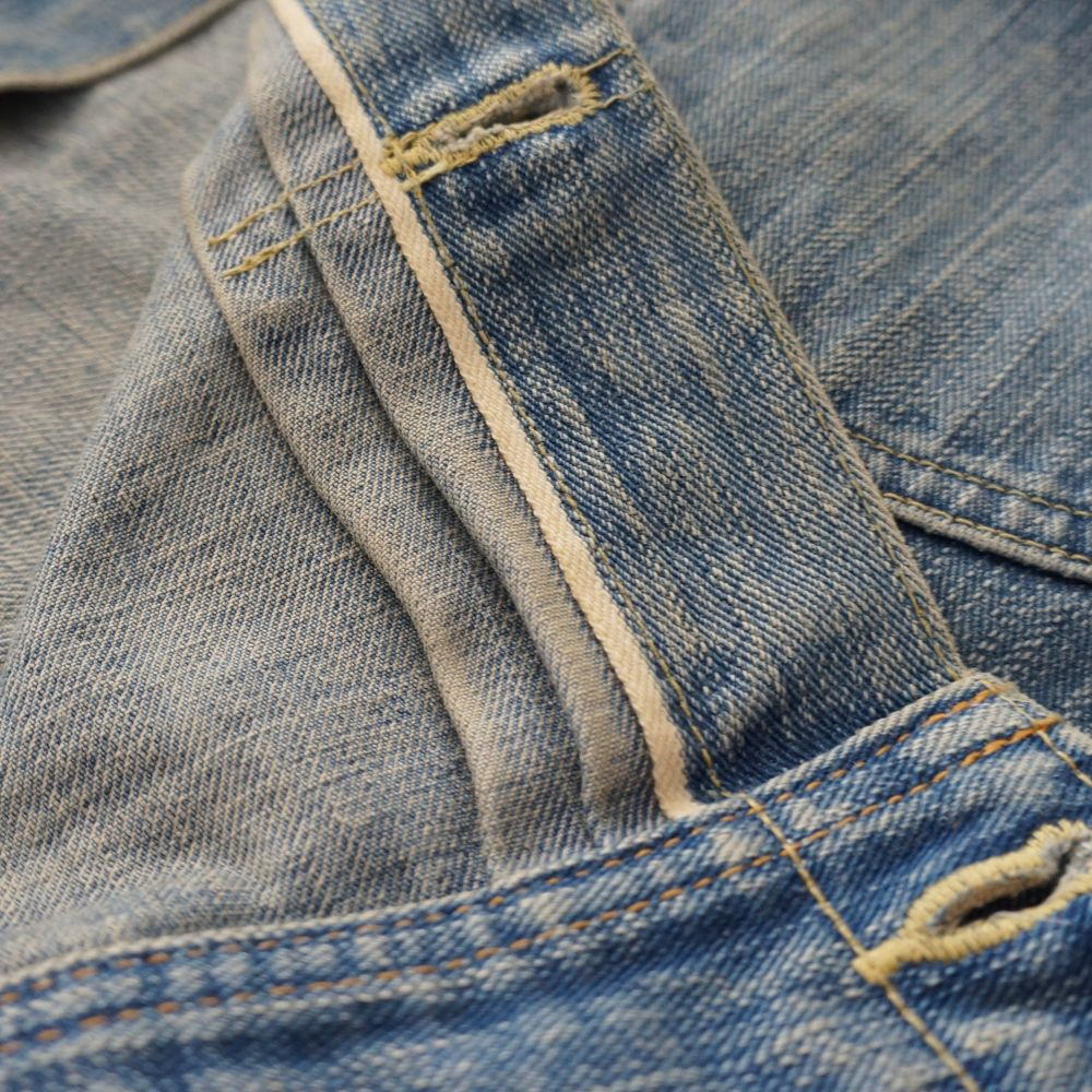 FN-OJ-D101C 14.5oz 左綾ジンバブエコットン デニムジャケット 40sモデル リアルエイジング加工 FNOJD101C FLATHEAD フラットヘッド デニムジャケット Gジャンの画像