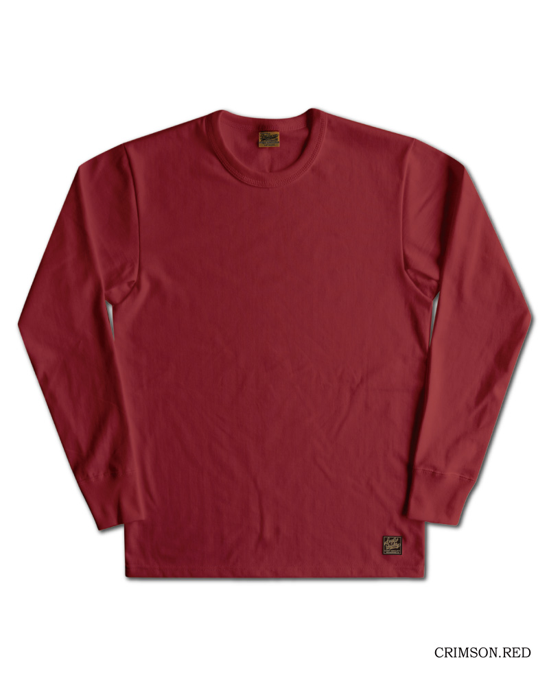 SDTL-00 CRM.RD 無地長袖Tシャツ SDTL00 DELUXEWARE デラックスウエア長袖Tシャツ ロンTの画像