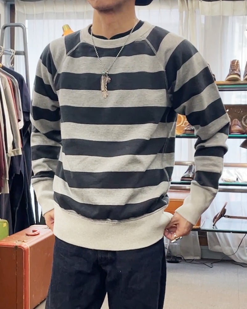 S108-01BD WIDE BORDER SWEAT S10801BD DELUXEWARE デラックスウエアスウェット デラックスウエアスエットの画像