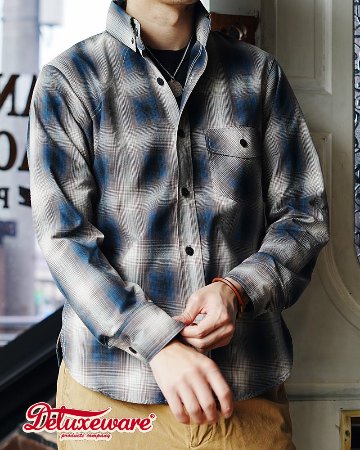 G.O.A.T NO.19082 FIELD WORK SHIRT GOATNO19082 DELUXEWARE デラックスウエアシャツ シャツ長袖 DALEE'S ダリーズシャツ長袖の画像