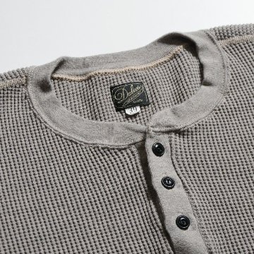 2230HT MGRYBE 30S ワッフルヘンリーサーマル DELUXEWARE デラックスウエアサーマルTシャツ DALEE'S ダリーズサーマルTシャツ ヘンリーネックサーマルの画像