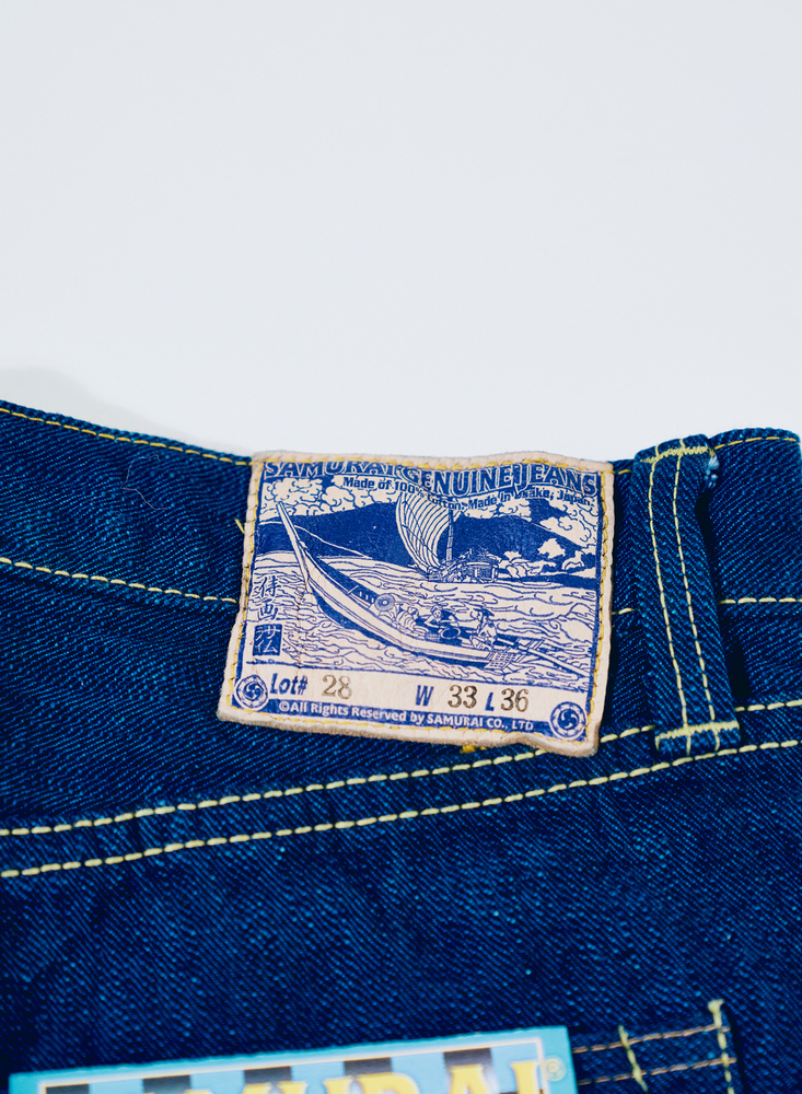 S3000XX15OZ-SH 青海波ワイドストレートモデル S3000XX15OZSH SAMURAIJEANS サムライジーンズデニムジーンズの画像