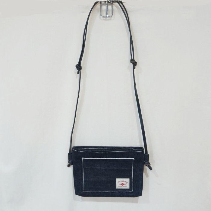 FN-BT-006 18oz DENIM SACOCHE FNBT006 FN-BT006 FLATHEADフラットヘッドバッグ カバン 鞄 サコッシュの画像