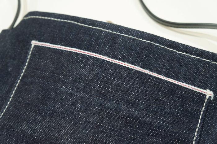 FN-BT-006 18oz DENIM SACOCHE FNBT006 FN-BT006 FLATHEADフラットヘッドバッグ カバン 鞄 サコッシュの画像