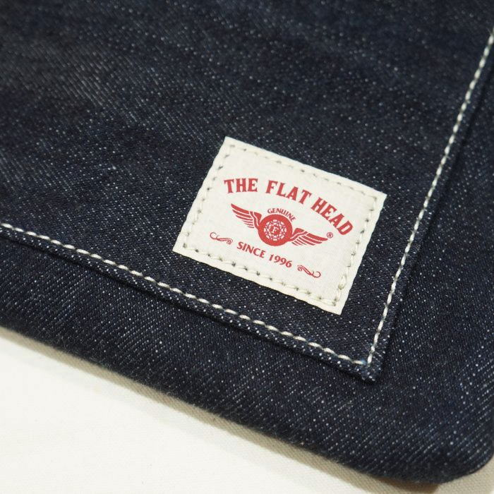 FN-BT-006 18oz DENIM SACOCHE FNBT006 FN-BT006 FLATHEADフラットヘッドバッグ カバン 鞄 サコッシュの画像