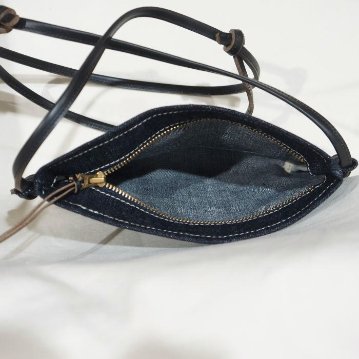 FN-BT-006 18oz DENIM SACOCHE FNBT006 FN-BT006 FLATHEADフラットヘッドバッグ カバン 鞄 サコッシュの画像