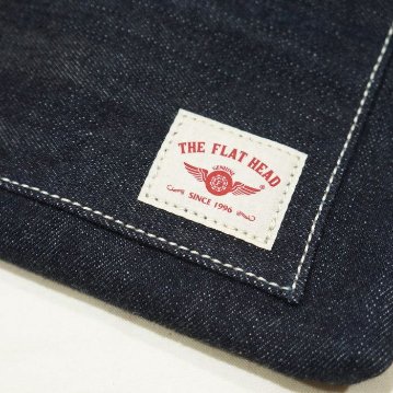 FN-BT-006 18oz DENIM SACOCHE FNBT006 FN-BT006 FLATHEADフラットヘッドバッグ カバン 鞄 サコッシュの画像