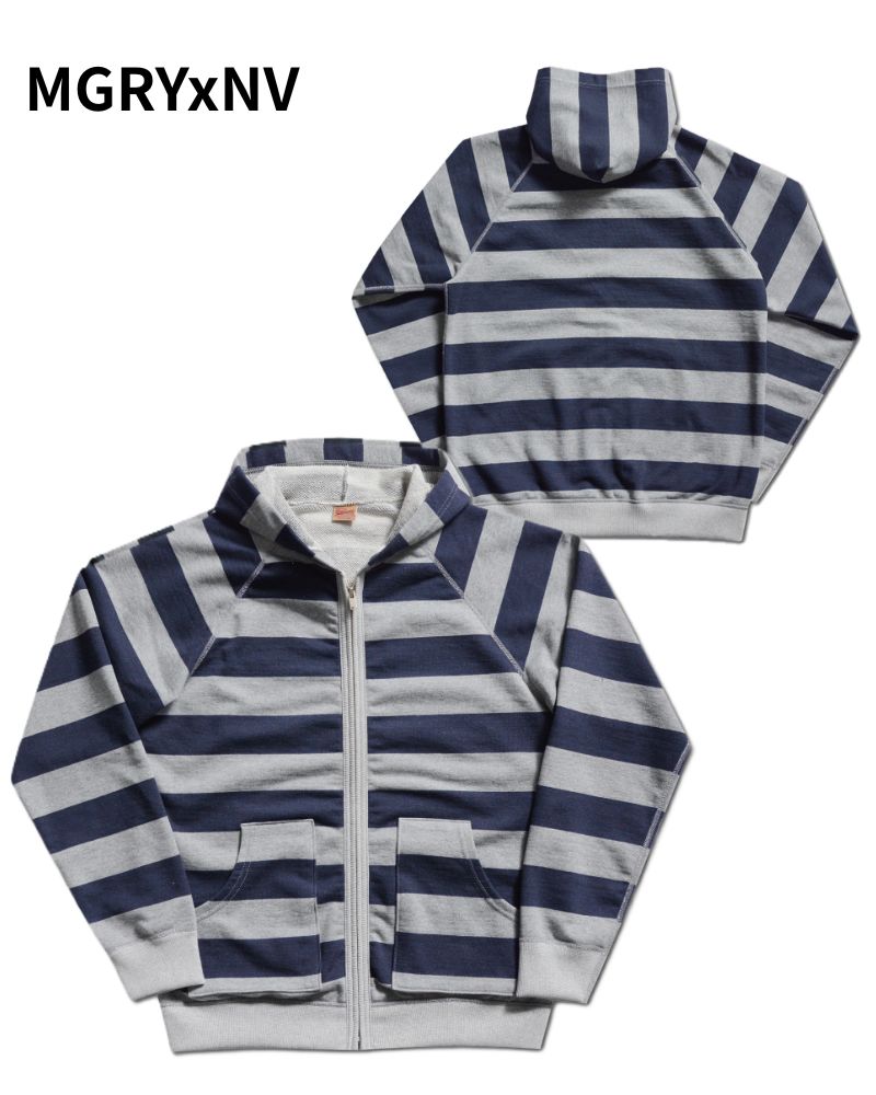 SRZ-01BD [WIDE BORDER FULLZIP] SRZ01BD DELUXEWARE デラックスウエアフルジップスエット-スエット スウェットの画像